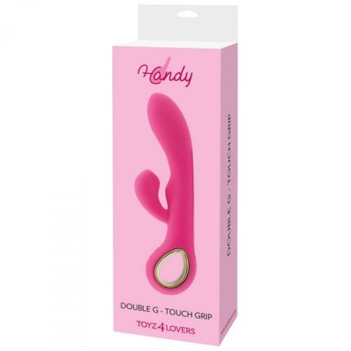 wibrator rabbit handy g double touch grip pink na Arena.pl