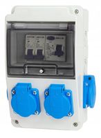 ROZDZIELNICA ERBETKA OGRODOWA ZABEZPIECZONA 4X230V