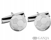 Spinki srebrne do mankietów 925 rodowane SP48