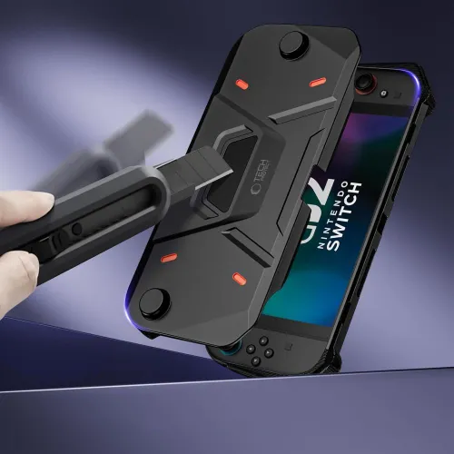Etui Tech-Protect Carbonox na Nintendo Switch 2 - czarne na Arena.pl
