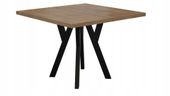 STÓŁ ROZKŁADANY NOGA METAL SALON KUCHNIA 90cm+2x50cm
