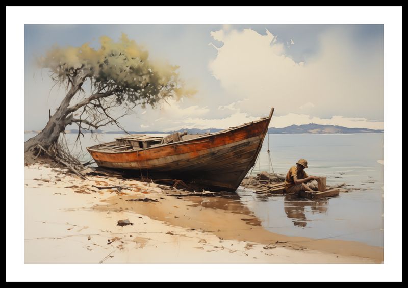 Plakat 60x40cm Spokój Przybrzeża zdjęcie 3