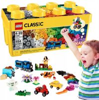 KLOCKI LEGO CLASSIC PUDEŁKO XXL KREATYWNE KLOCKI PREZENT DLA 4,5,6 LATKA
