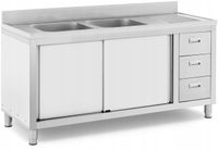 Szafka ze zlewem Royal Catering RC-IKS04