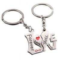 Breloczek dla Par Ukochanego LOVE Forever Miłość ozdoba do kluczy dla Niego