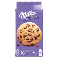 Milka XL Cookies Choco Ciastka z kawałkami czekolady mlecznej 184 g