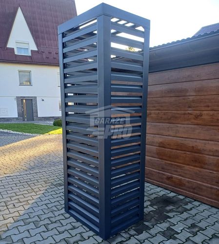 Osłona pompy ciepła 70x50x200 cm antracyt Zabudowa GP500 na Arena.pl