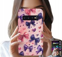 ETUI DO SAMSUNG GALAXY S10 PLUS - KOLOROWE WSTĄŻKI WSTĄŻKA WZORY + FOLIA