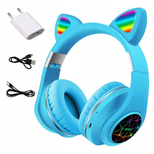 A - SŁUCHAWKI BEZP SŁUCHAWKI RGB CAT EAR BLUETOOTH na Arena.pl