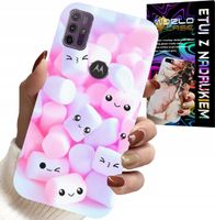ETUI DO MOTOROLA MOTO G10 / G30 - WZÓR W SŁODKIE PIANKI, OBUDOWA, PLECKI