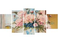 OBRAZ BUKIET KWIATÓW STOLE