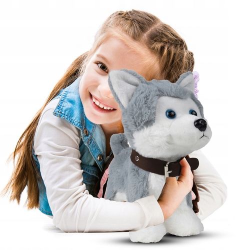 PIESEK PIES HUSKY INTERAKTYWNY ZDALNIE STEROWANY GŁOSEM I DOTYKIEM PILOT na Arena.pl