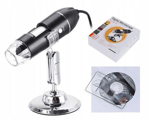 MIKROSKOP CYFROWY USB PC SMARTFON ZOOM 50-500X na Arena.pl