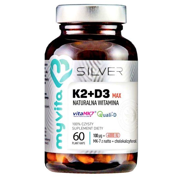 Witamina K2 D3 4000 60 kaps MyVita Silver zdjęcie 1
