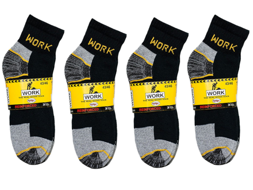 12x Skarpety WORK EKO KRÓTKIE ROBOCZE MOCNE FROTTE 43-46 na Arena.pl