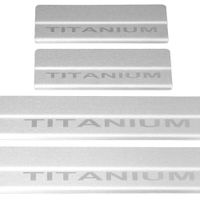 Listwa progowa FORD FIESTA MK8 TITANIUM Stal nierdzewna 304 mat 4szt