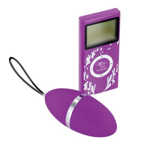 jajeczko wibracyjne do pochwy, bezprzewodowe. sterowane pilotem. fioletowe na Arena.pl