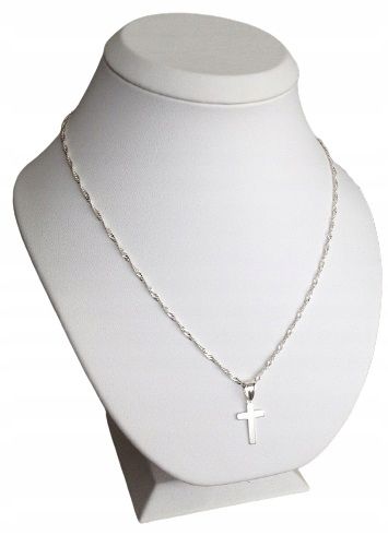 Łańcuszek Srebrny KOMUNIA KRZYŻYK Srebrny 925 KOMUNIJNY (na PREZENT) na Arena.pl