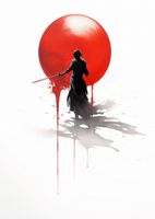 Plakat 67,5x95cm Samotny Samuraj