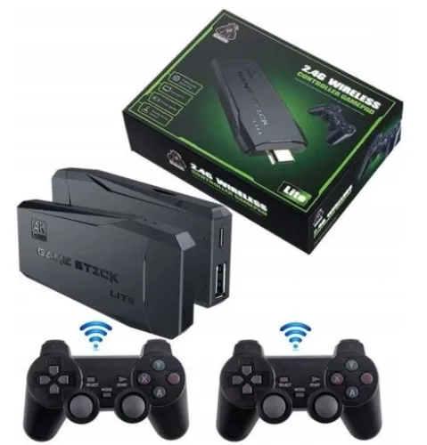 KONSOLA RETRO GRA TELEWIZYJNA BEZPRZEWODOWA HDMI +2PADY TV WIFI +20000 GIER na Arena.pl