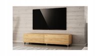 STOJĄCA SZAFKA RTV 120 CM CRAFT ZŁOTY