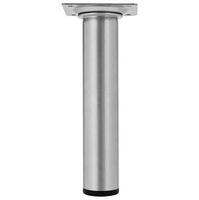 Noga meblowa MOCNA 20cm okrągła szara do blatu stołu mebli swe