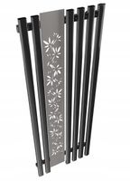 Grzejnik dekoracyjny FLOWER 160x60 CZARNY POŁYSK