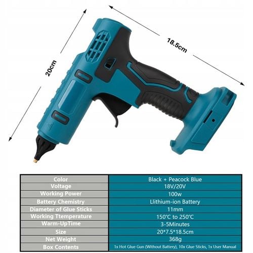 Akumulatorowy pistolet do kleju Makita na Arena.pl