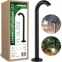 LAMPA OGRODOWA LED ZEWNETRZNA SŁUPEK STOJĄCA 50 CM