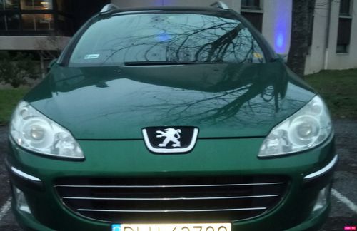 Peugeot 407 - Listwy CHROM na GRILL atrapa 3 szt Tuning Chromowane na Arena.pl