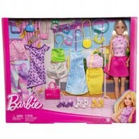 LALKA BARBIE DUŻY ZESTAW DO ZABAWY lalka + ubranka buty akcesoria
