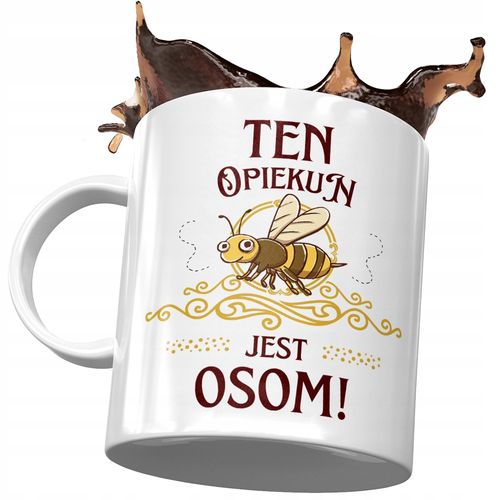 Kubek Dla Ten Opiekun Jest Osom Kubek Na Prezent Z Nadrukiem Ze Zdjęciem na Arena.pl