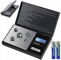 DOKŁADNA WAGA JUBILERSKA 500g 0,01g PRECYZYJNA KUCHENNA DOMOWA PODŚWIETLANA