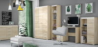 Meblościanka Zestaw Mebli Do Salonu 1 Dąb Sonoma Jasna ALVI ML