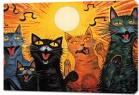 Obraz 100x70cm Kocie Koncertowanie