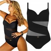 Strój kąpielowy jednoczęściowy SELF 964 V Fashion 5 czarny 40C L 75C