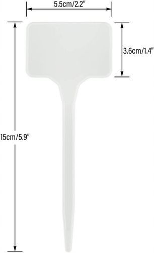 60x ETYKIETY TABLICZKI DO ROŚLIN SADZONEK + MARKER na Arena.pl