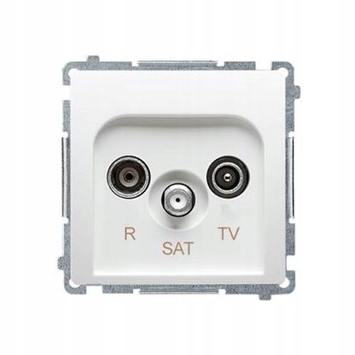 GNIAZDO ANT. R-TV-SAT KOŃCOWE SIMON BASIC BIAŁY na Arena.pl