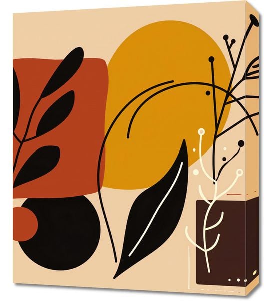 Obraz 50x60cm Ciepłe Kontury zdjęcie 1