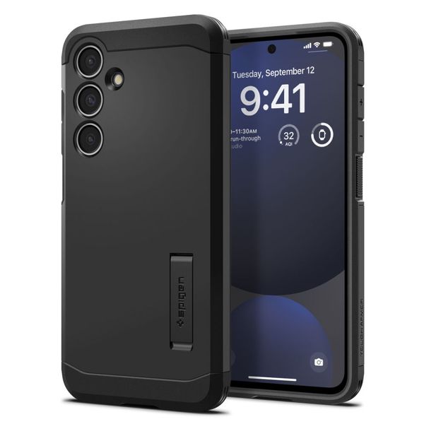 SPIGEN TOUGH ARMOR GALAXY S24 FE BLACK zdjęcie 1