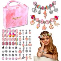 Zestaw do Robienia Bransoletek Biżuterii Kreatywny Prezent dla Dzieci