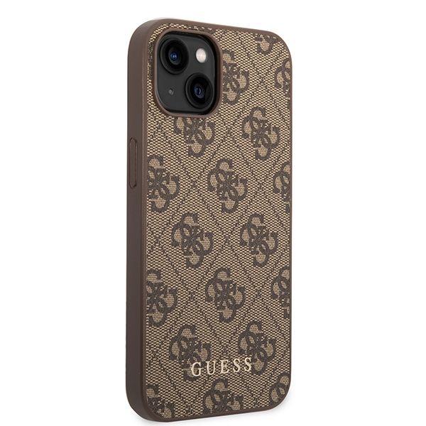 Etui Guess do iPhone 15 Plus, iPhone 14 Plus, Brązowy zdjęcie 4