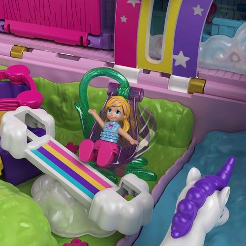 POLLY POCKET JEDNOROŻEC WALIZKA PINIATA UNICORN PARTY ZESTAW FIGURKI GVL88 na Arena.pl