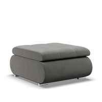 Pufa otwierana, schowek, Bosco, kronos, 70x88x42 cm, szary | TYLETEGOTU