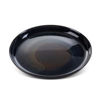 Patera szklana okrągła SEVA 21X2 czarna