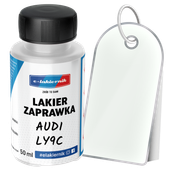 lakier zaprawkowy zaprawka samochodowy audi ly9c ibis white biały