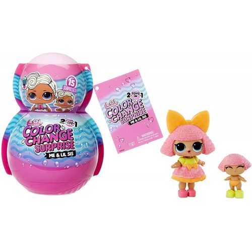 Lalka L.O.L. Surprise O.M.G. Color Change 2w1 + Lil Sis Color Change na Arena.pl
