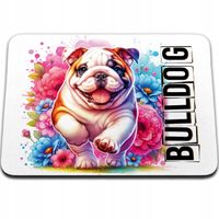 PODKŁADKA POD MYSZKĘ 36 x 29 - PIES PSY PIESEK RASA BULLDOG