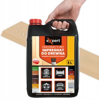 TRWAŁY IMPREGNAT DEKORACYJNY I FARBA 2w1 DO DREWNA OGRODOWEGO Z WOSKAMI 5L