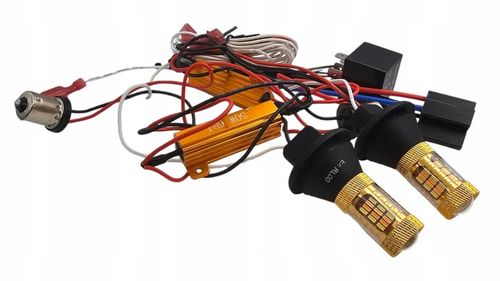 KIERUNKOWSKAZY LED PY21W BAU15S 1156 DRL ŚWIATŁA DZIENNE 2w1 ULTRA MOCNE na Arena.pl